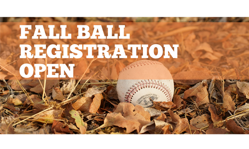 Fall Registration Open